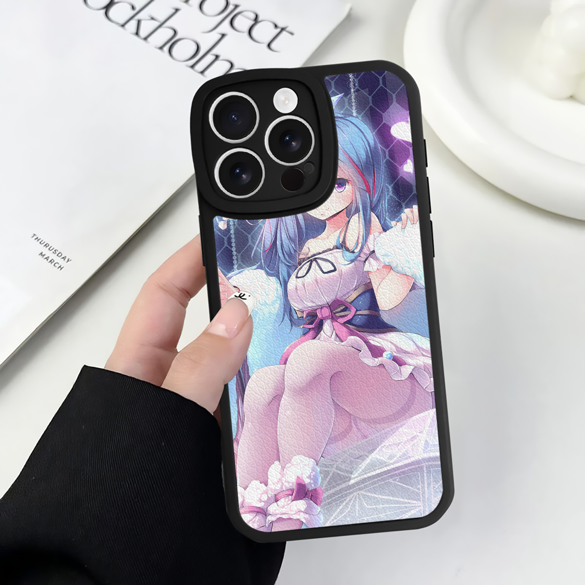 （画像用） 遊☆戯☆王 Yu-Gi-Oh! 【iPhone 16シリーズ対応】シリコンスマホケース（レザー調） 材質：シリコン